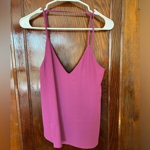 Lulus Brand Magenta Spaghetti Strap Blouse Size Small